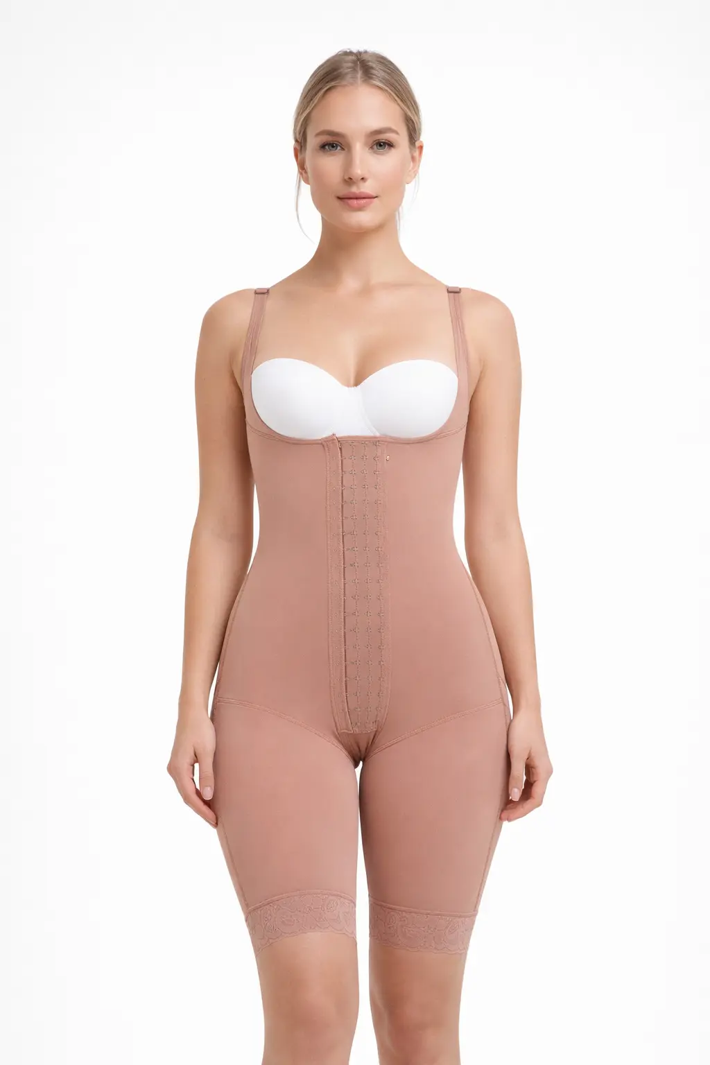 DailyMed postsurgical shapewear SS120 cocoa front view